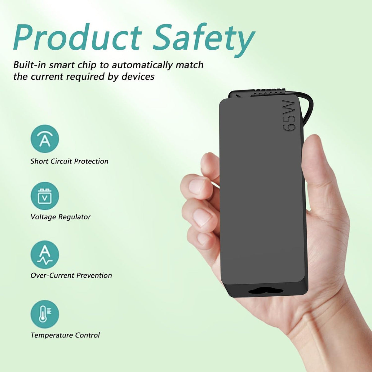 Cargador Generico 65w Usb C Para Portatil Lenovo Hp Dell